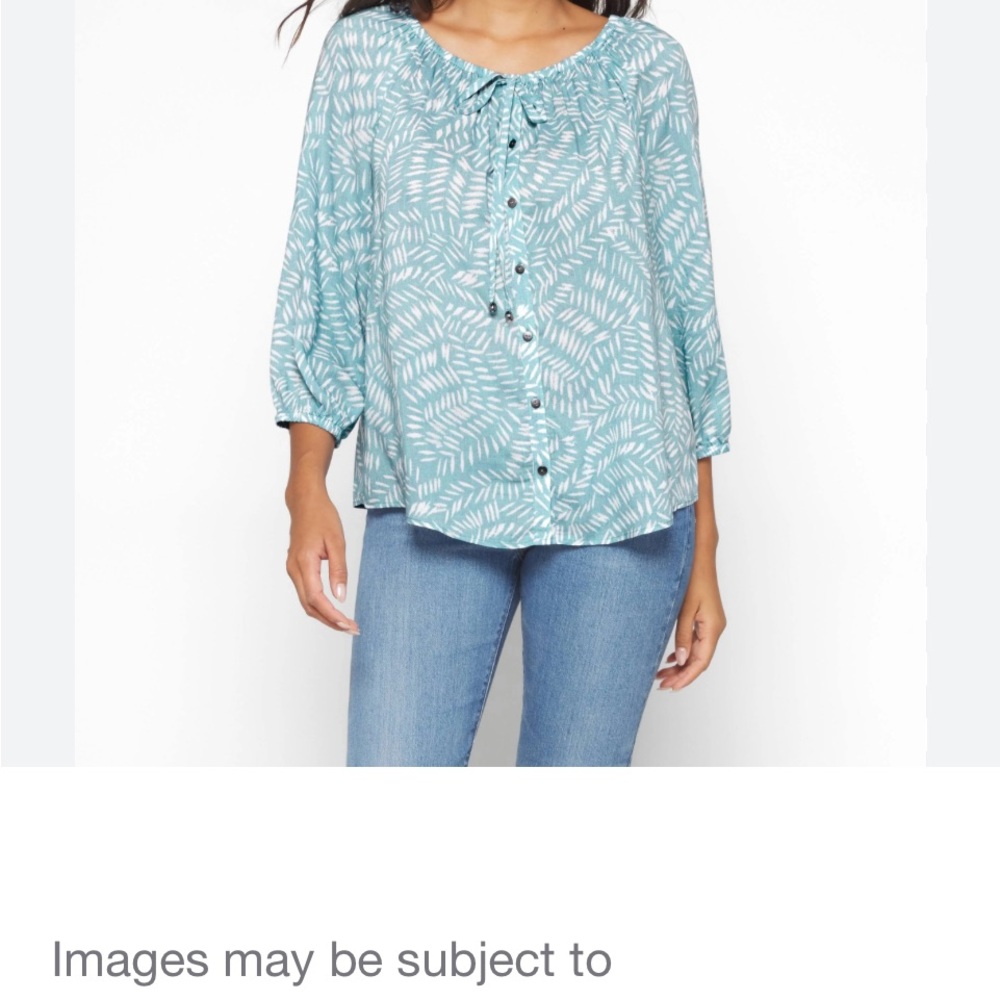 Nic+Zoe In Stitches Top- Size L